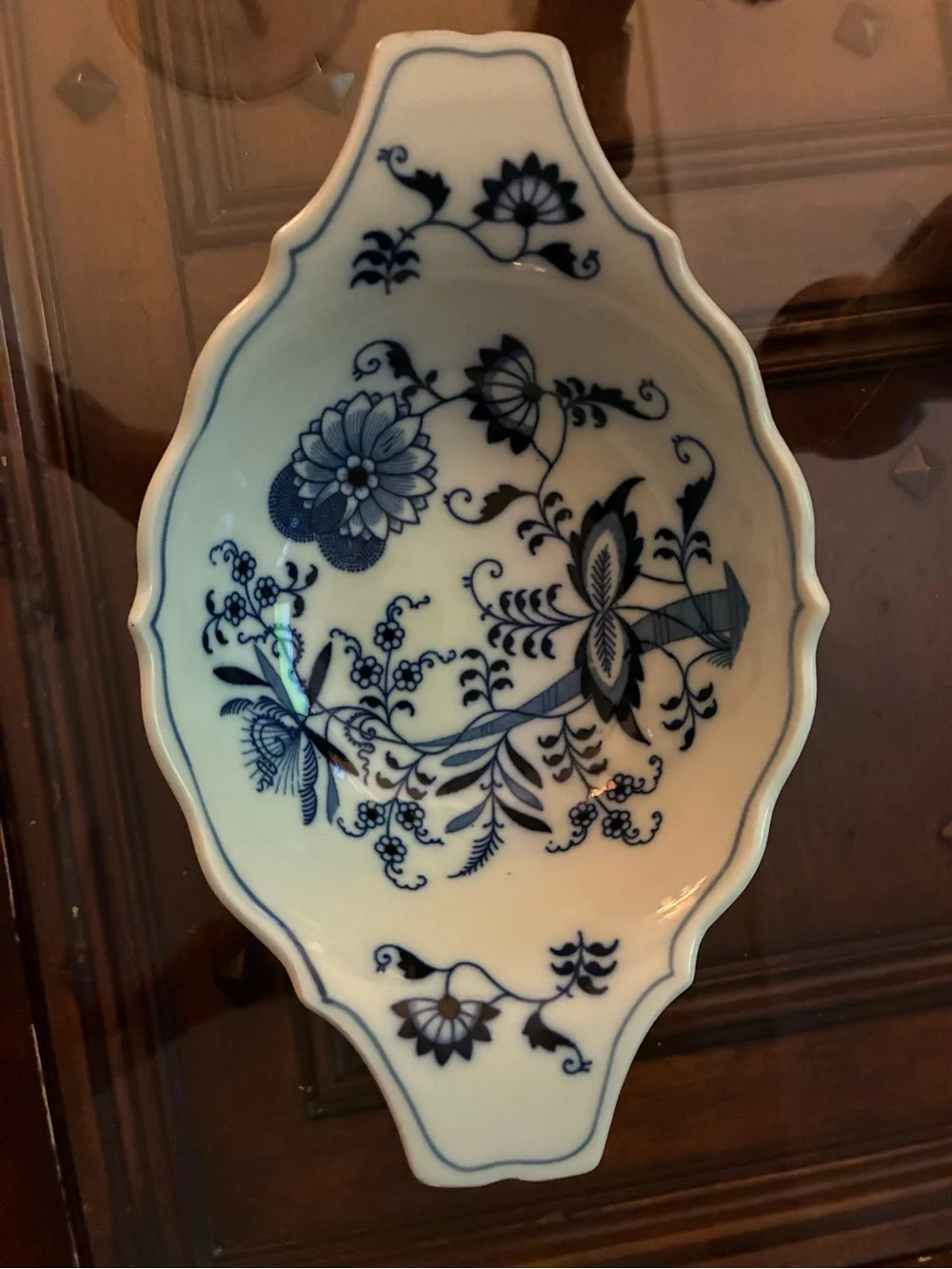 Vintage Blue Danube Porcelain Au Gratin Serving Bowl - Classic Tableware